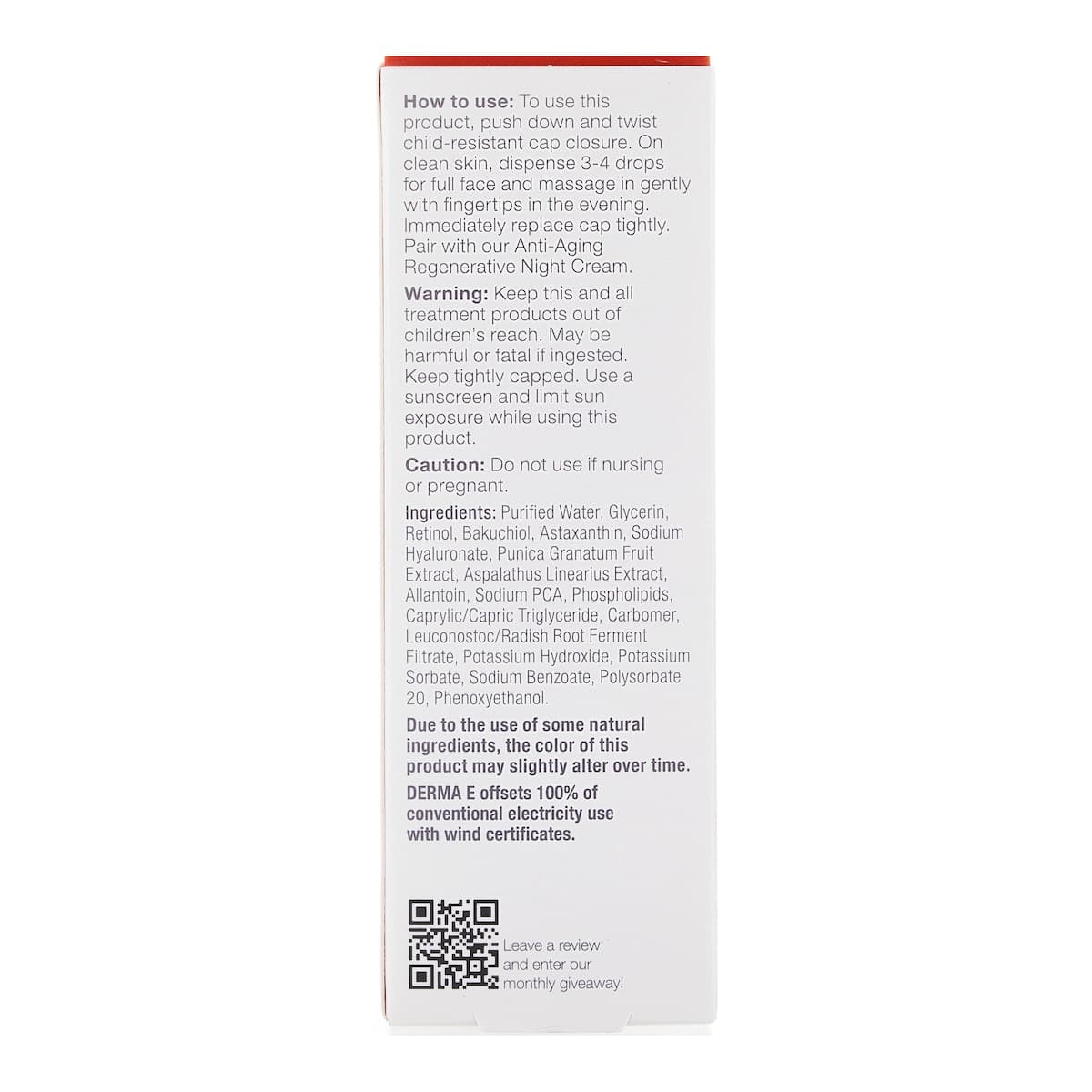 Thumbnail Derma E Retinol Concentrated Serum 30ml