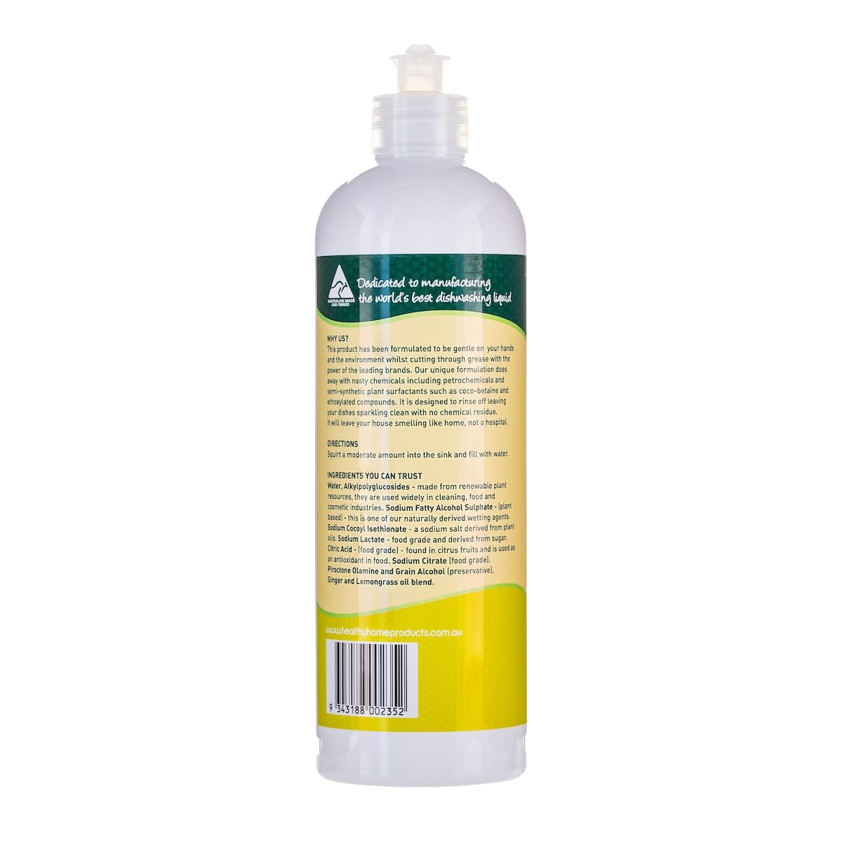 Thumbnail Abode Dishwashing Liquid Ginger & Lemongrass 500ml