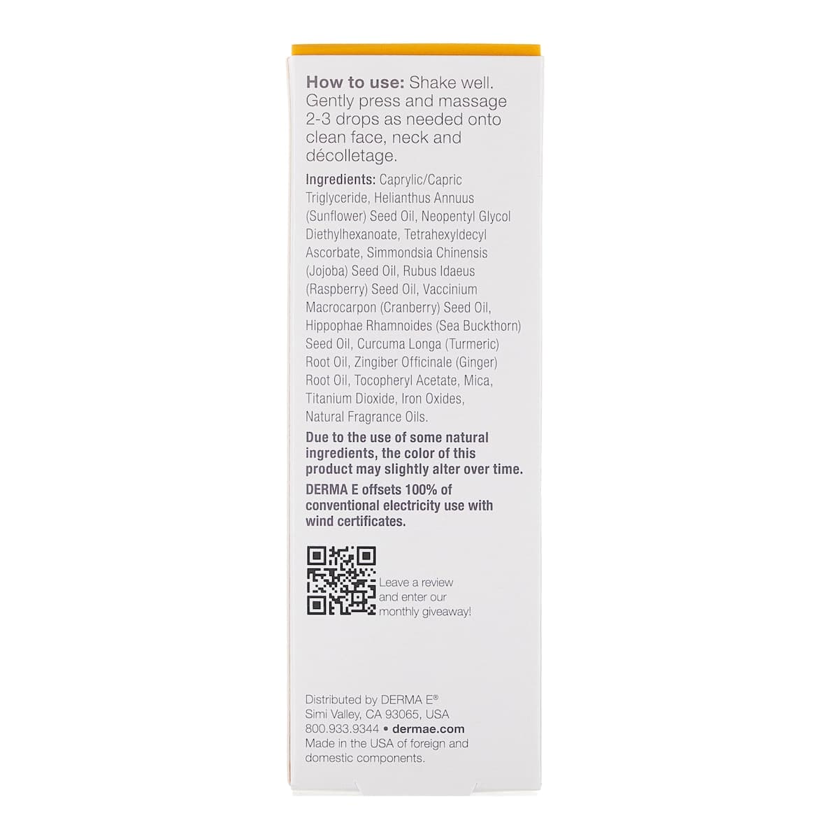 Thumbnail Derma E Vitamin C Glow Face Oil 30ml