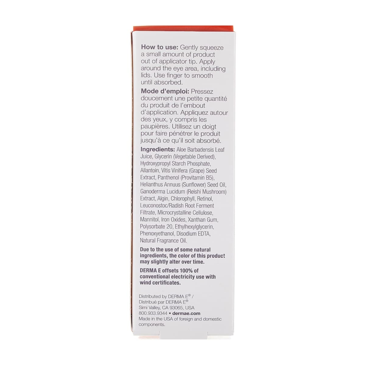 Thumbnail Derma E Anti Wrinkle Eye Treatment 14g