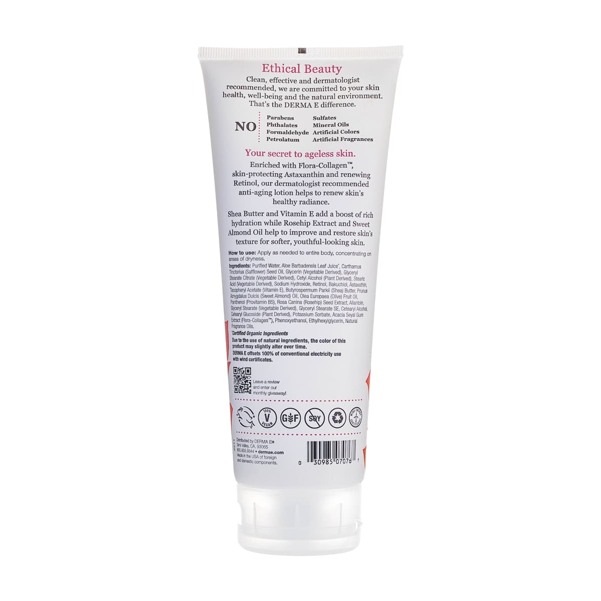 Thumbnail Derma E Rosehip & Almond Anti-Aging Shea Body Lotion 227g