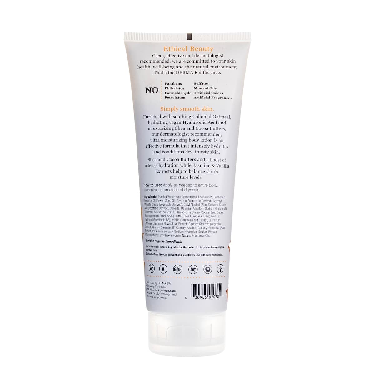 Thumbnail Derma E Ultra Moisturizing Shea Body Lotion Jasmine & Vanilla 227g