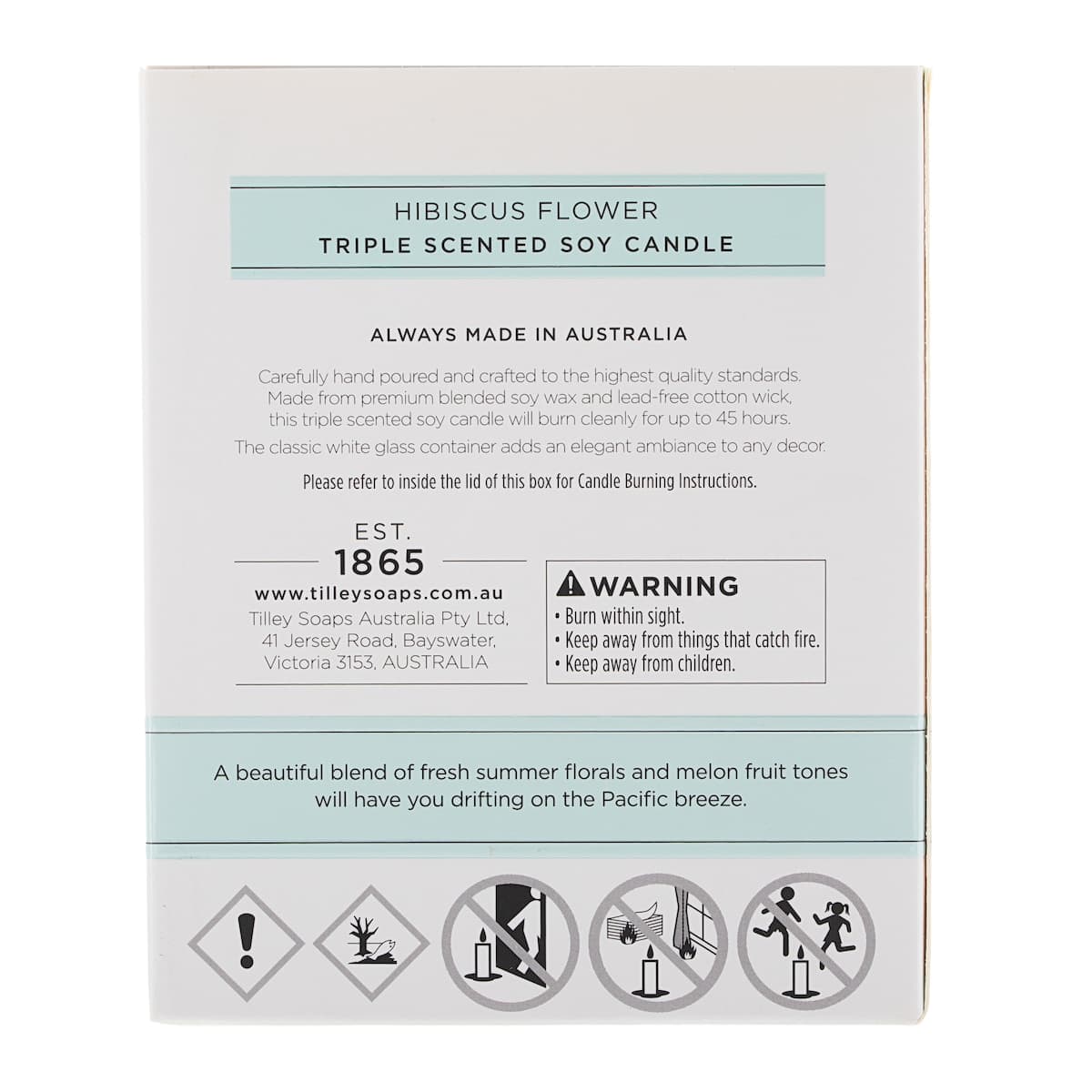 Thumbnail Tilley Scented Soy Candle Hibiscus Flower 240g