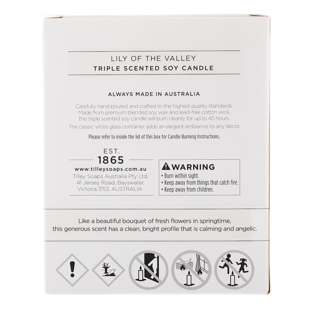 Thumbnail Tilley Scented Soy Candle Lily of the Valley 240g