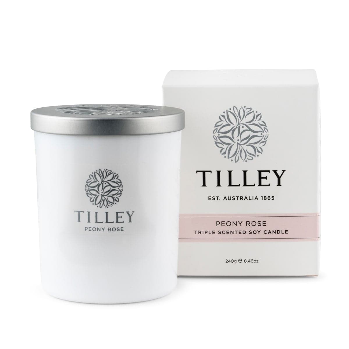 Thumbnail Tilley Scented Soy Candle Peony Rose 240g