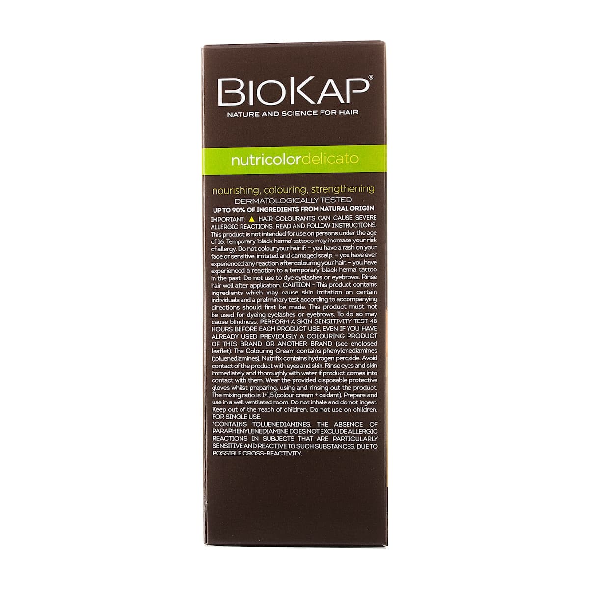 Thumbnail Biokap Nutricolor Delicato 4.0 Natural Brown 140ml