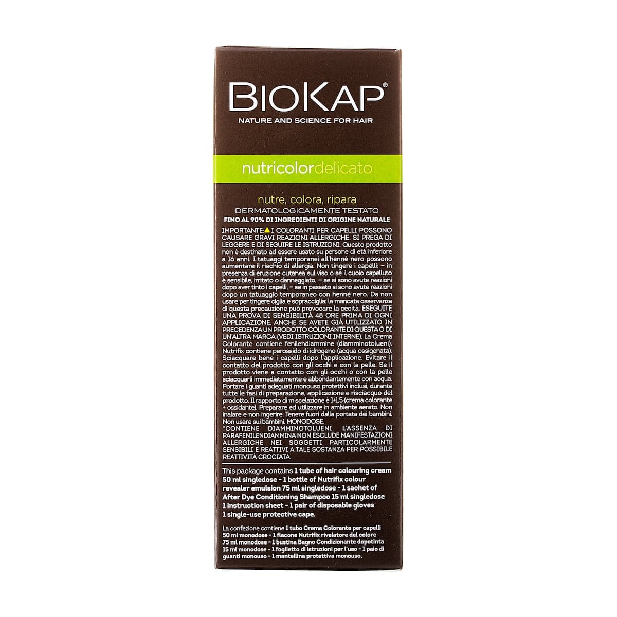 Thumbnail Biokap Nutricolor Delicato 4.0 Natural Brown 140ml