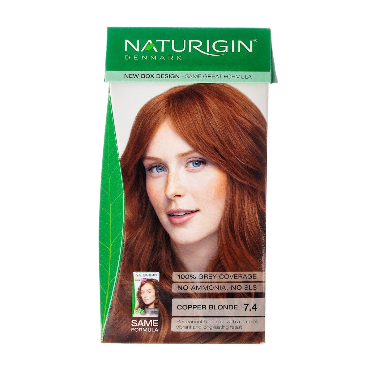 Naturigin 7.4 Medium Blonde Red Natural Permanent Hair Colour