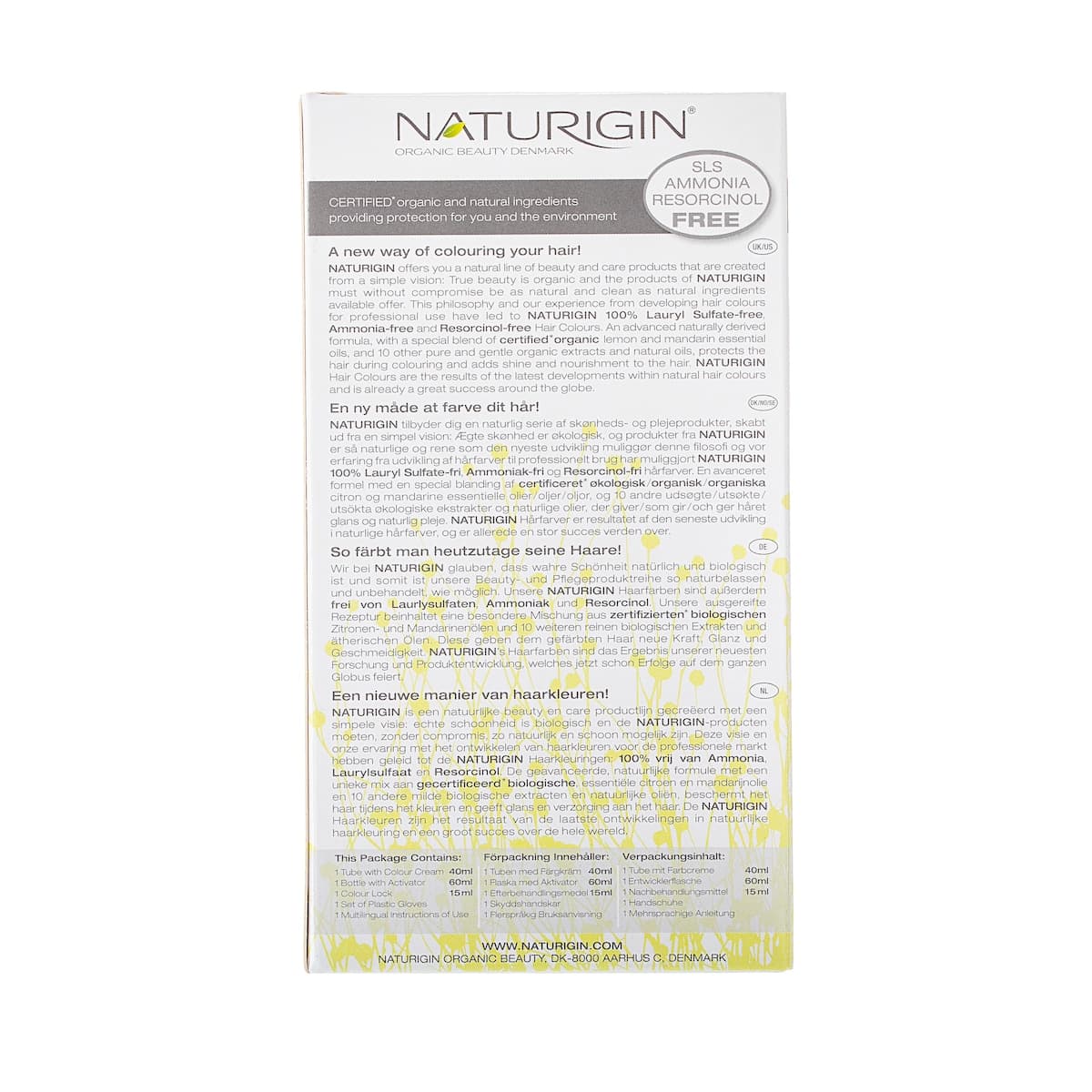 Thumbnail Naturigin 7.55 Medium Blonde Deep Red Natural Permanent Hair Colour