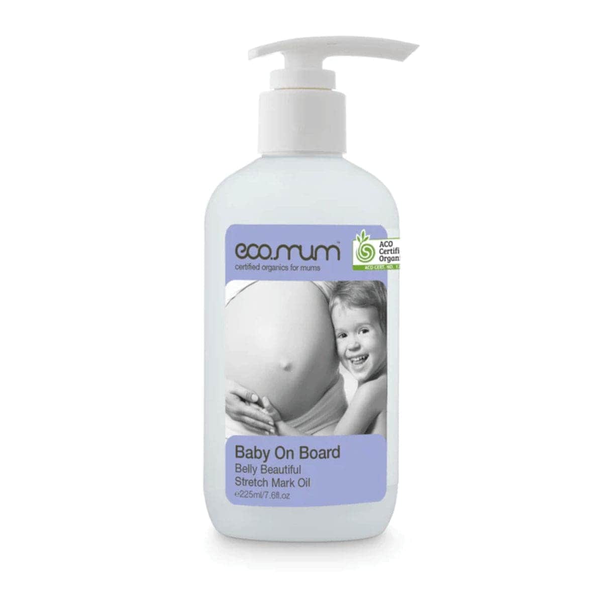 Thumbnail Eco.mum Organics Baby on Board Belly Beautiful Stretch Mark Oil 225ml