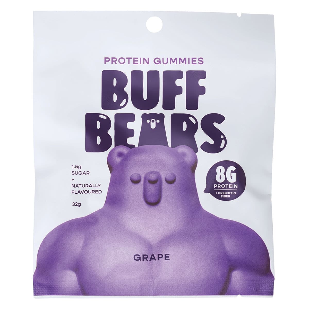 Thumbnail Buff Bears Protein Gummies Grape 32g