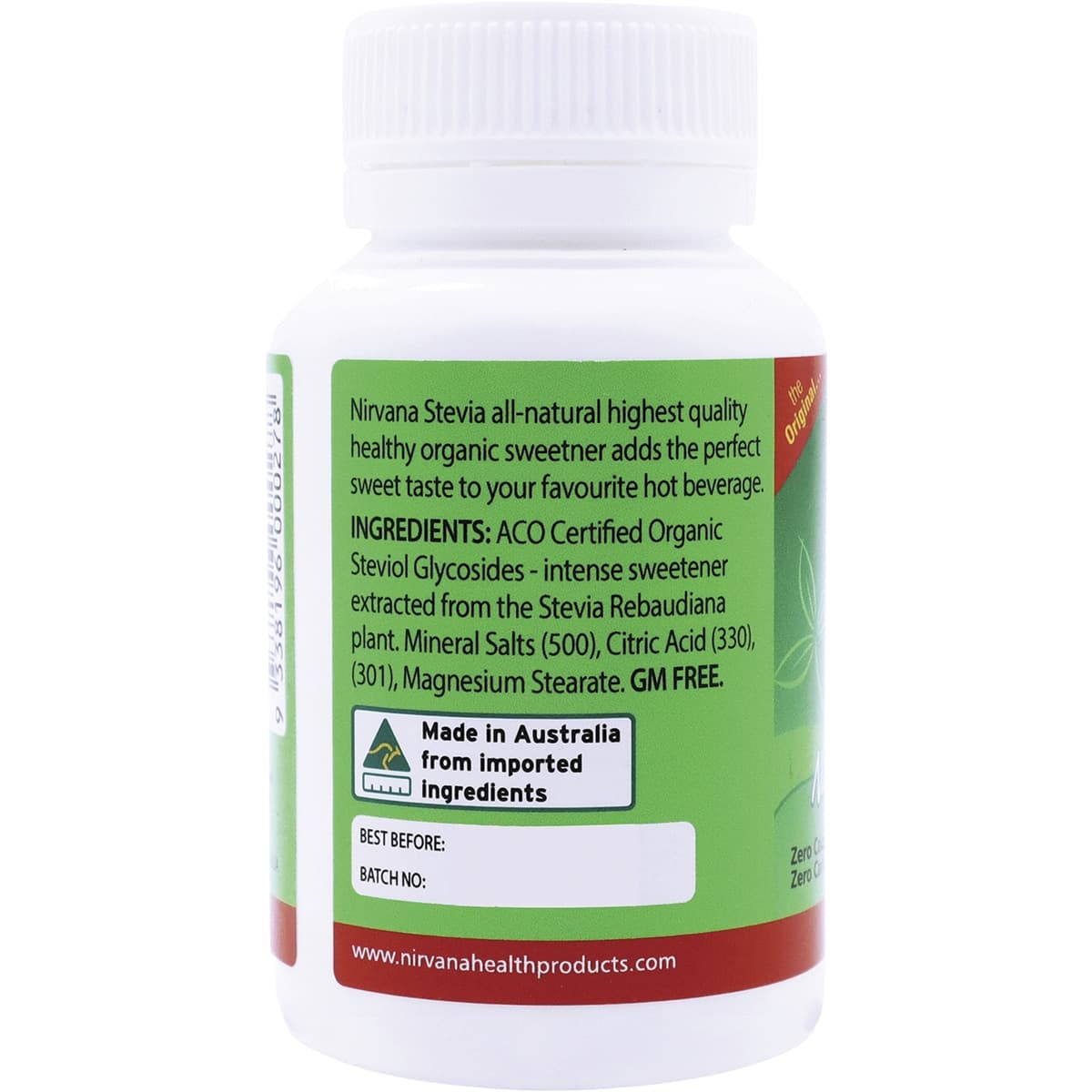Thumbnail Nirvana Organics Stevia Extract Powder 30g