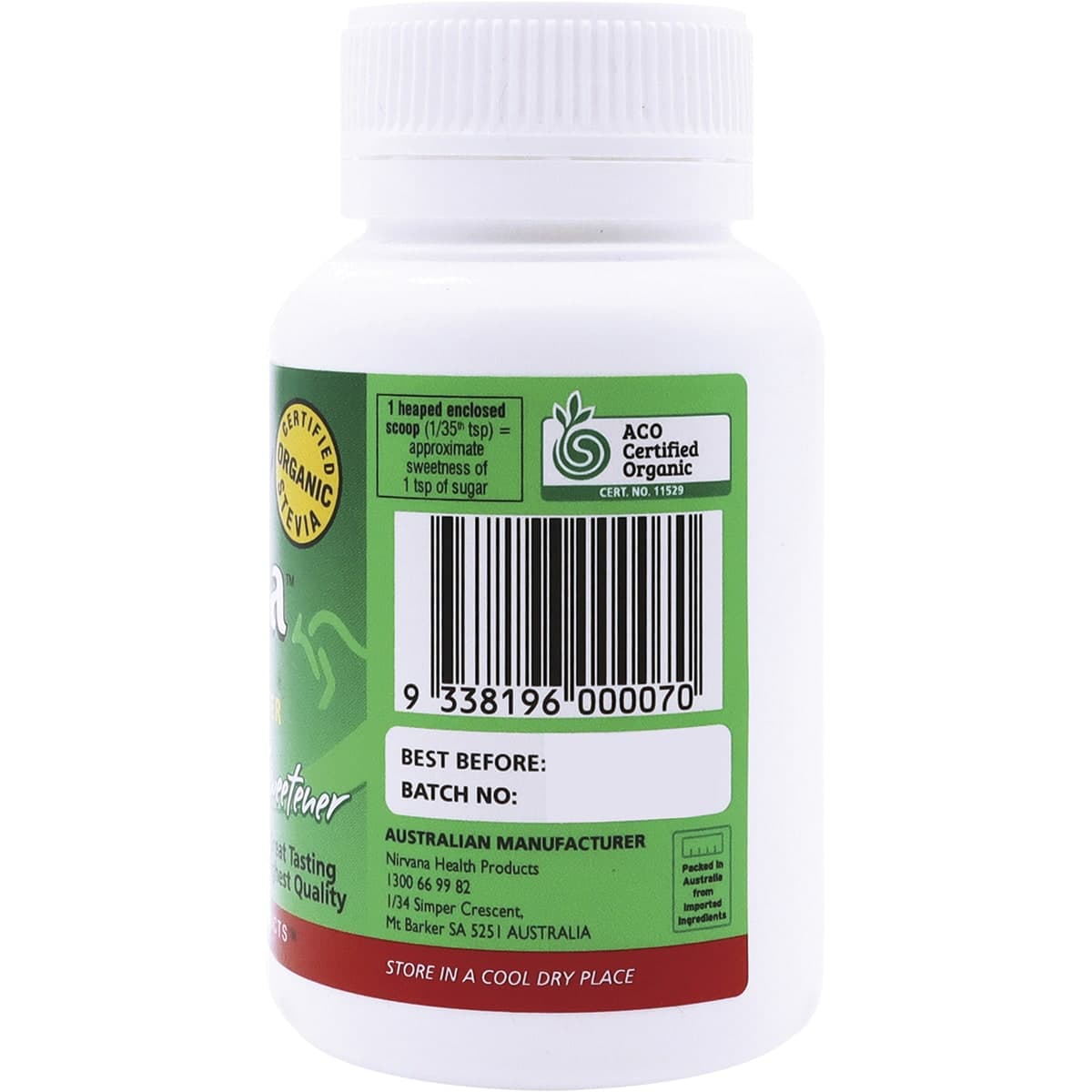 Thumbnail Nirvana Organics Stevia Extract Powder 30g
