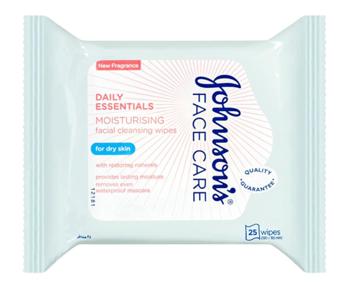 Thumbnail Johnsons Moisturising Facial Cleansing Wipes for Dry Skin 25 Pack