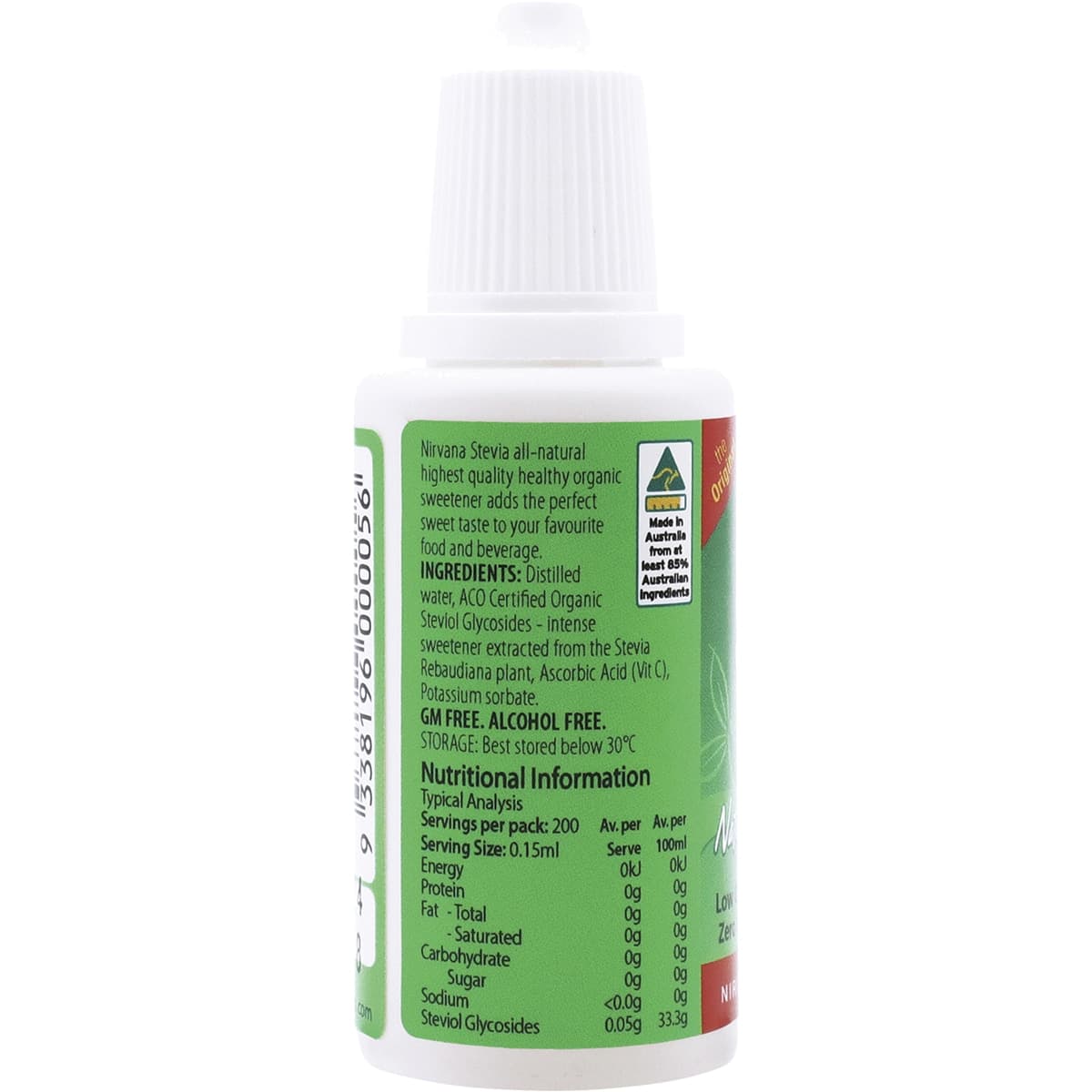 Thumbnail Nirvana Organics Stevia Liquid 30ml