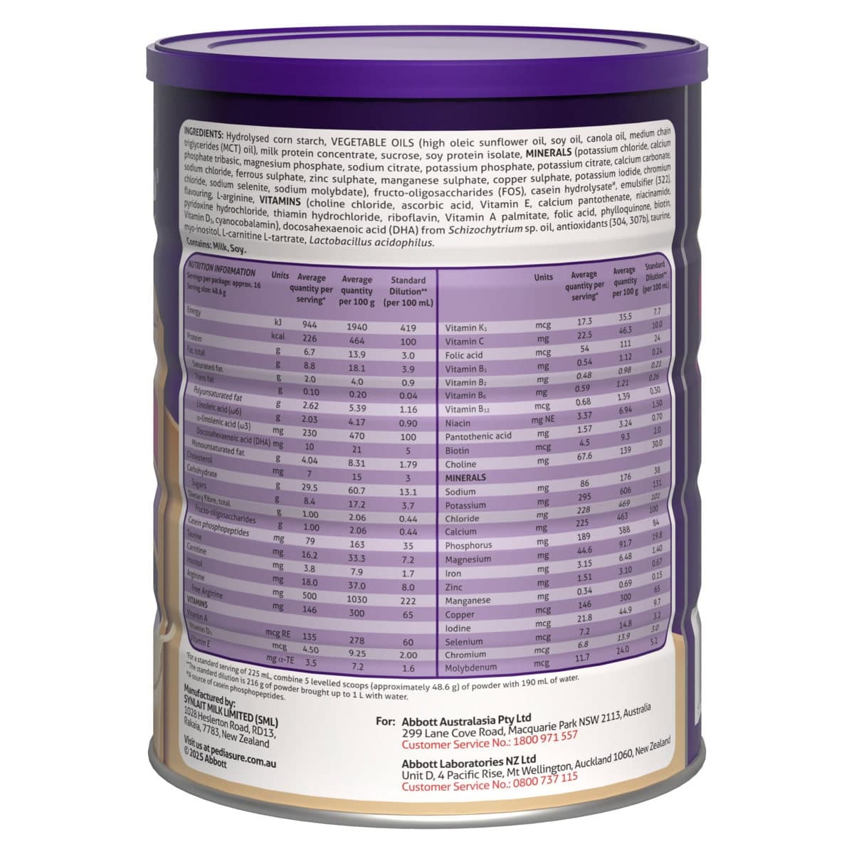 Thumbnail PediaSure Powder Vanilla 800g