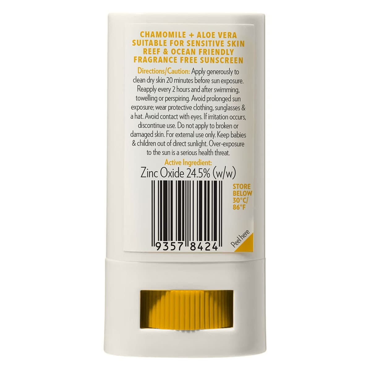Thumbnail Little Urchin SPF 50+ Kids Natural Zinc Stick Clear 20g