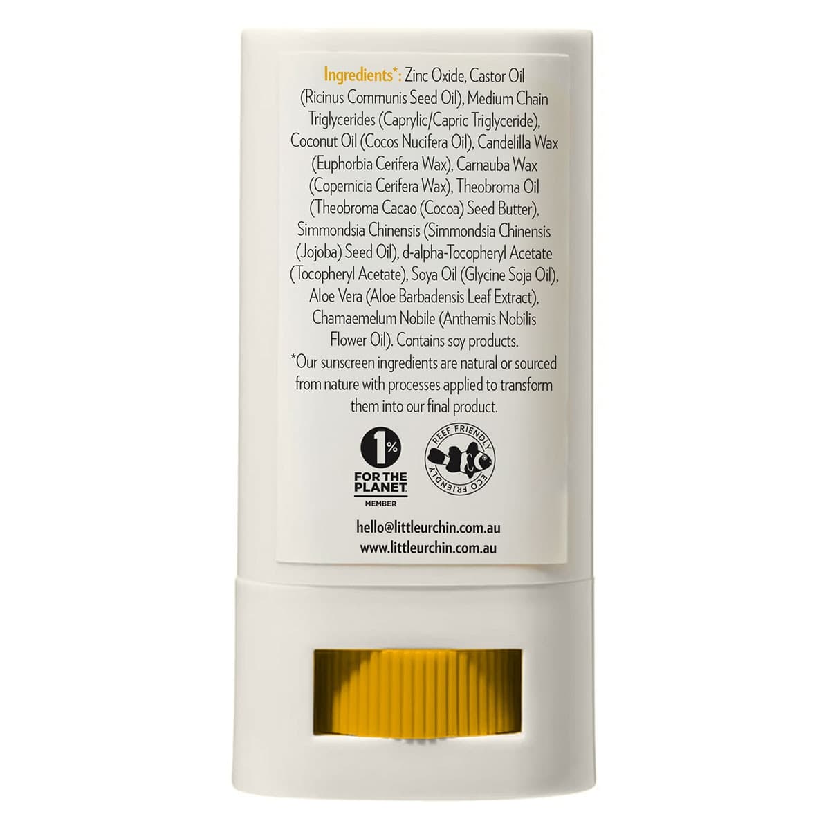 Thumbnail Little Urchin SPF 50+ Kids Natural Zinc Stick Clear 20g