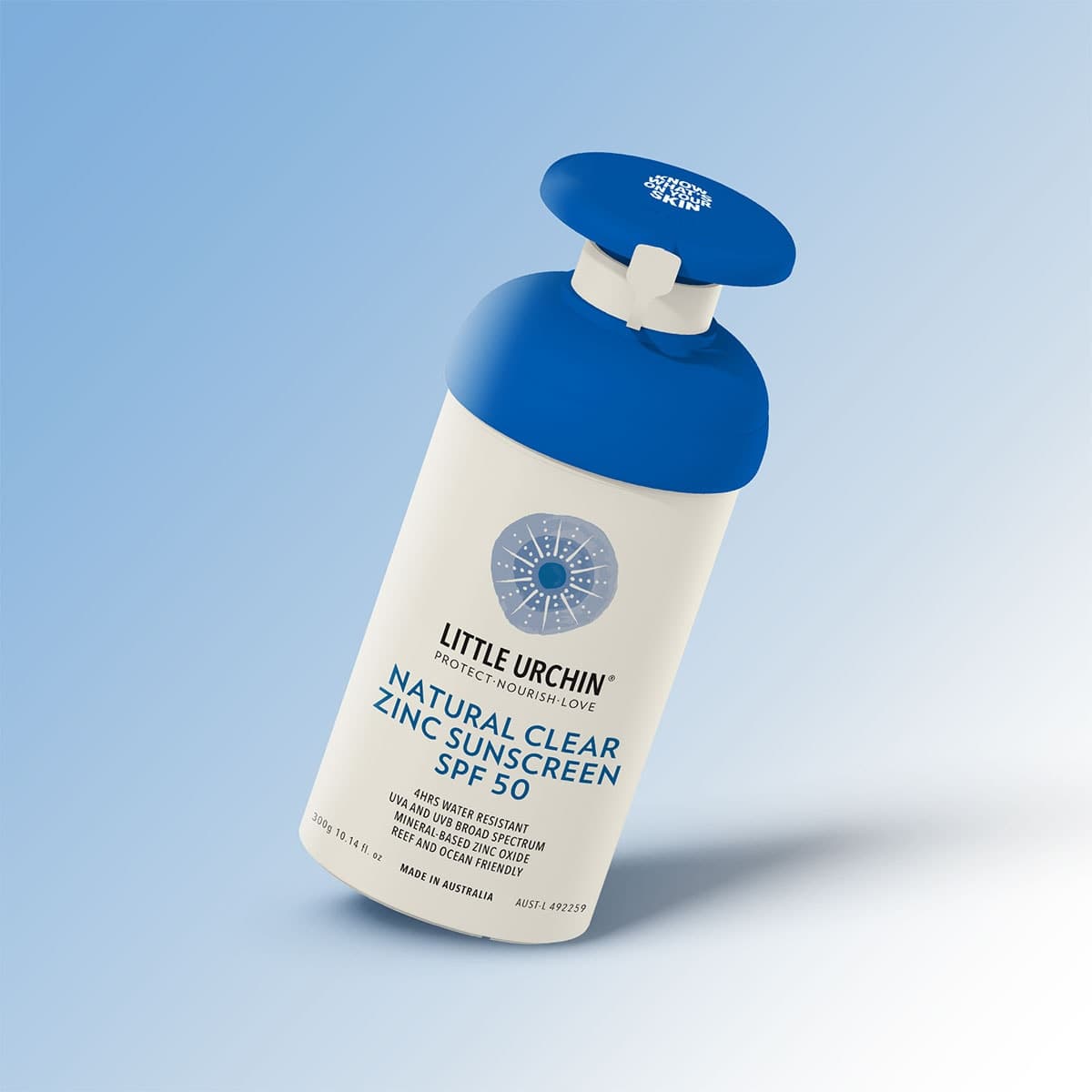 Thumbnail Little Urchin SPF 50+ Natural Clear Zinc Sunscreen Pump 300g