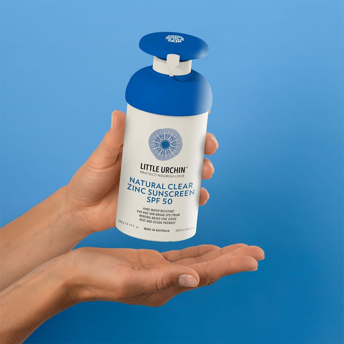 Thumbnail Little Urchin SPF 50+ Natural Clear Zinc Sunscreen Pump 300g