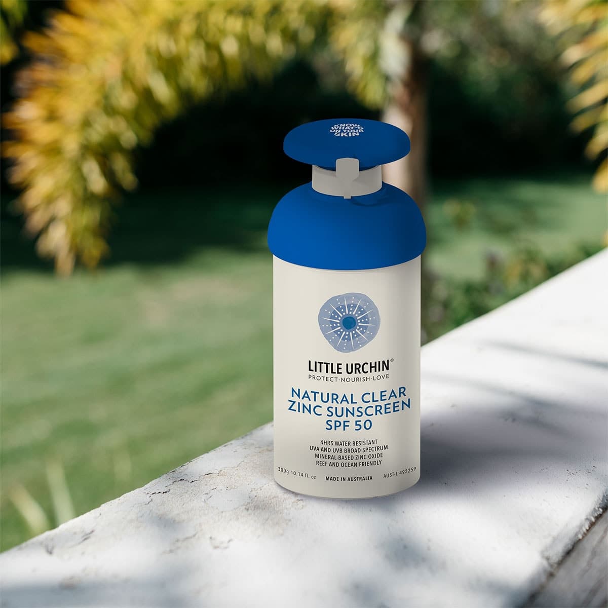 Thumbnail Little Urchin SPF 50+ Natural Clear Zinc Sunscreen Pump 300g