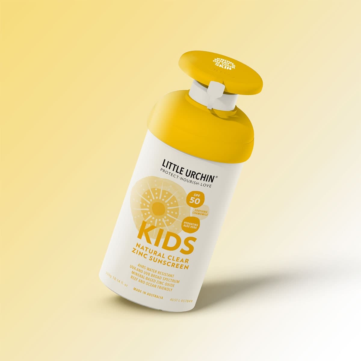 Thumbnail Little Urchin SPF 50+ Kids Natural Clear Zinc Sunscreen Pump 300g
