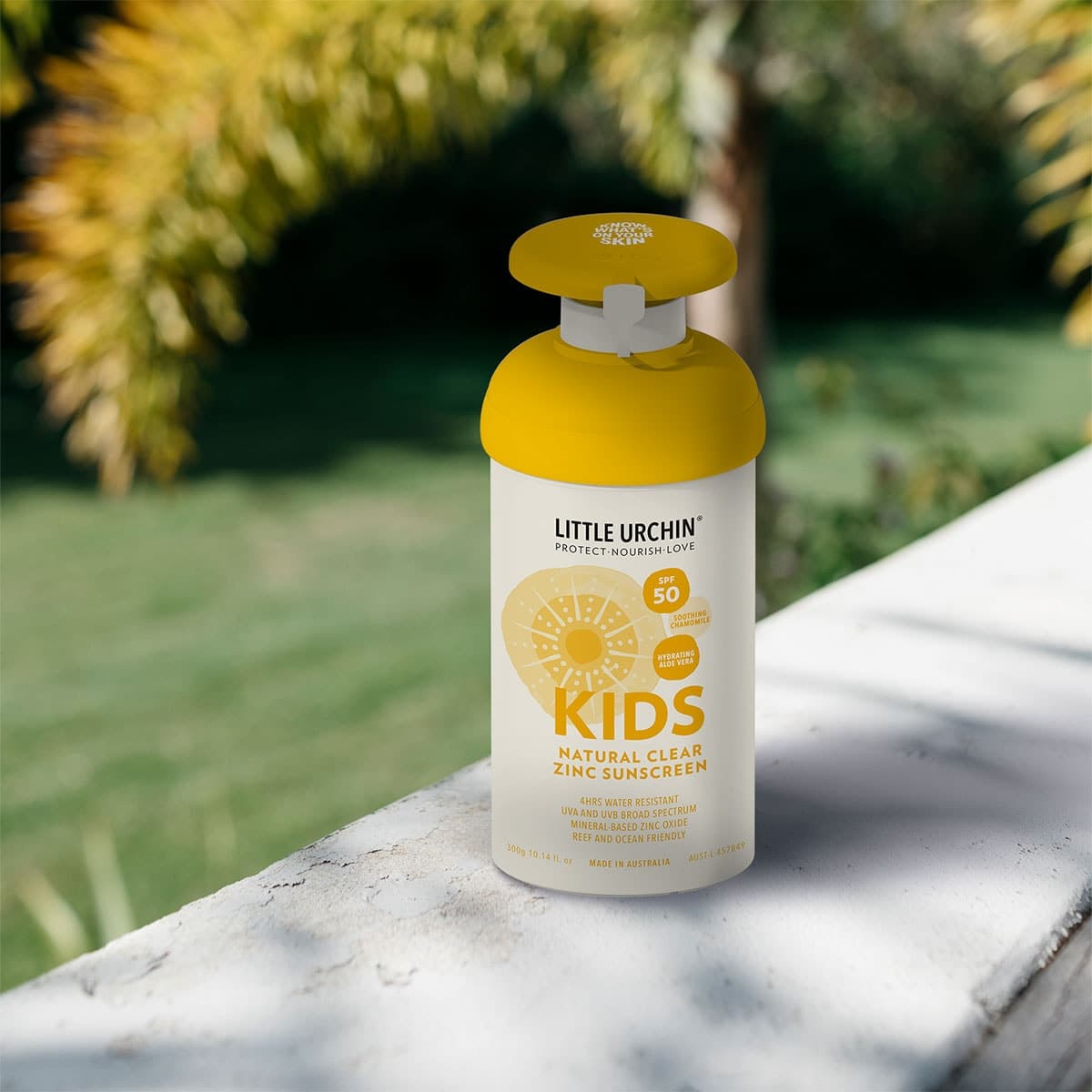 Thumbnail Little Urchin SPF 50+ Kids Natural Clear Zinc Sunscreen Pump 300g