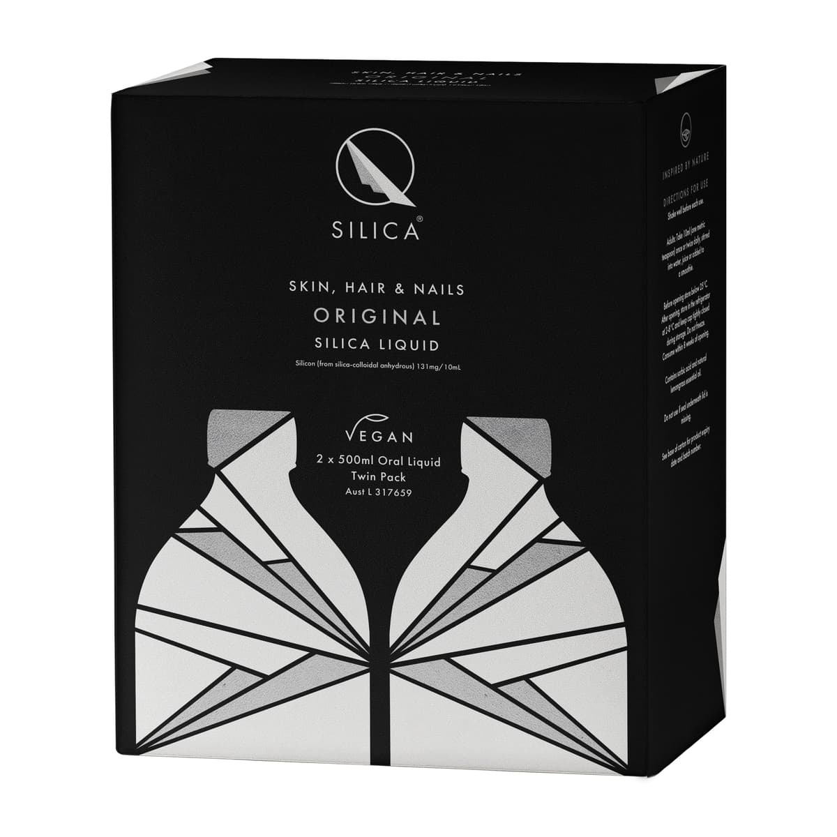 Thumbnail Qsilica Skin Hair & Nails Original Silica Liquid 500ml x 2 Pack