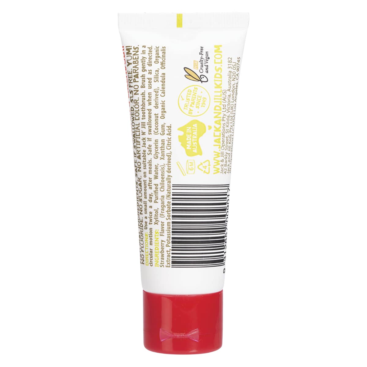 Thumbnail Jack n Jill Childrens Toothpaste Strawberry 50g