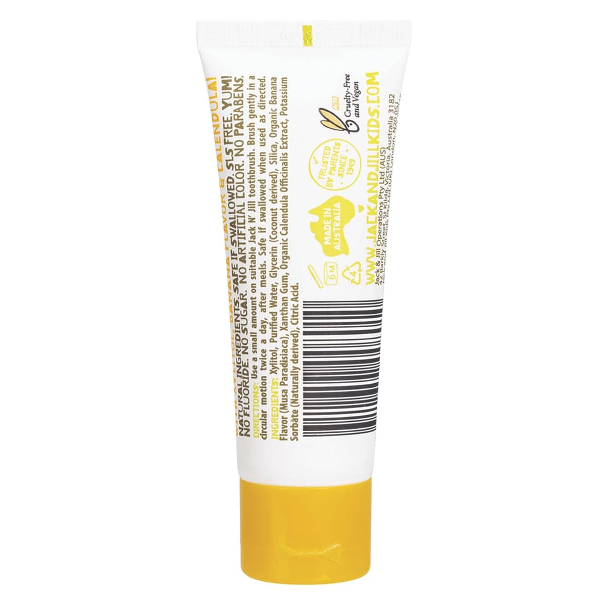 Thumbnail Jack N' Jill Childrens Natural Toothpaste Banana 50g