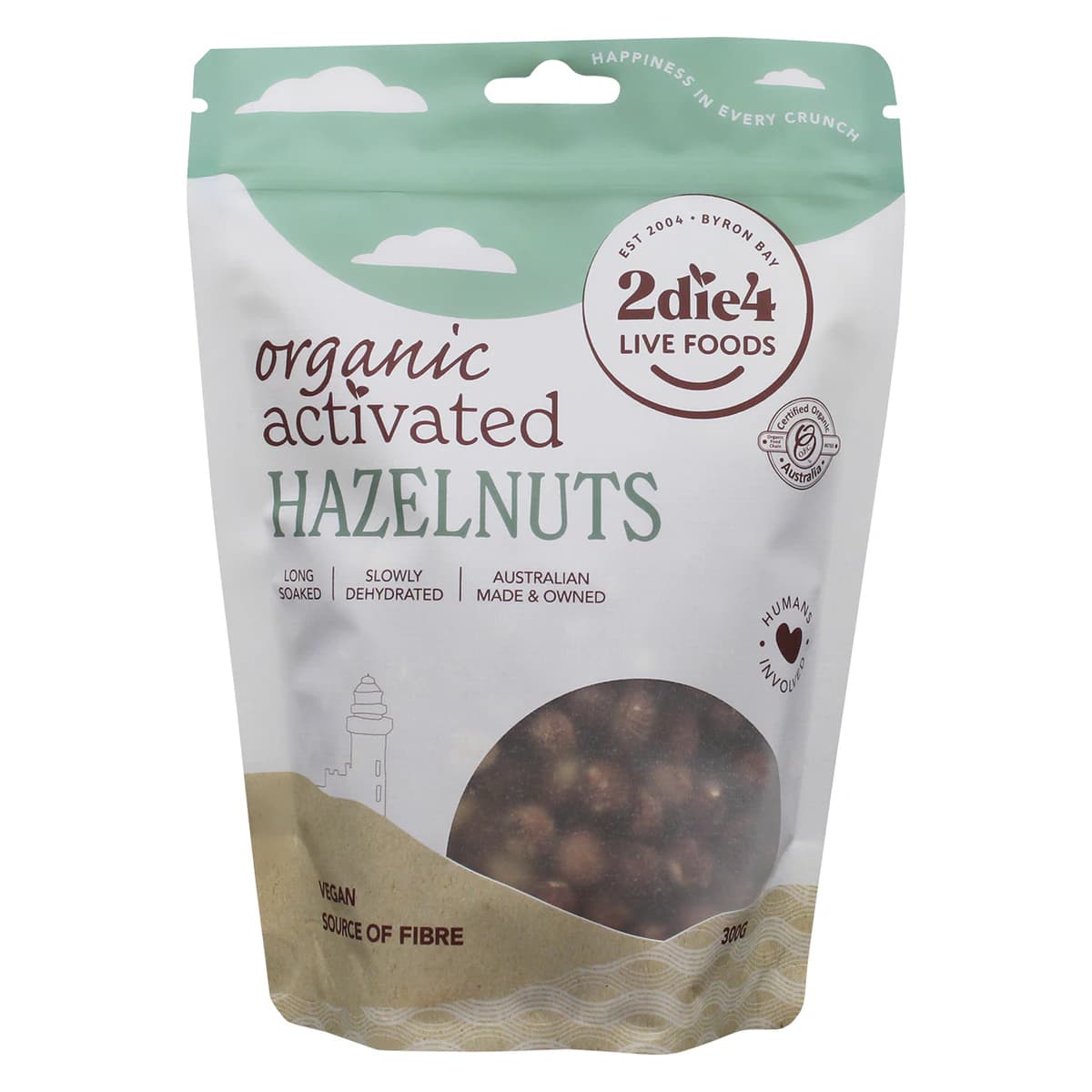 Thumbnail 2Die4 Live Foods Organic Activated Vegan Hazelnuts 300g