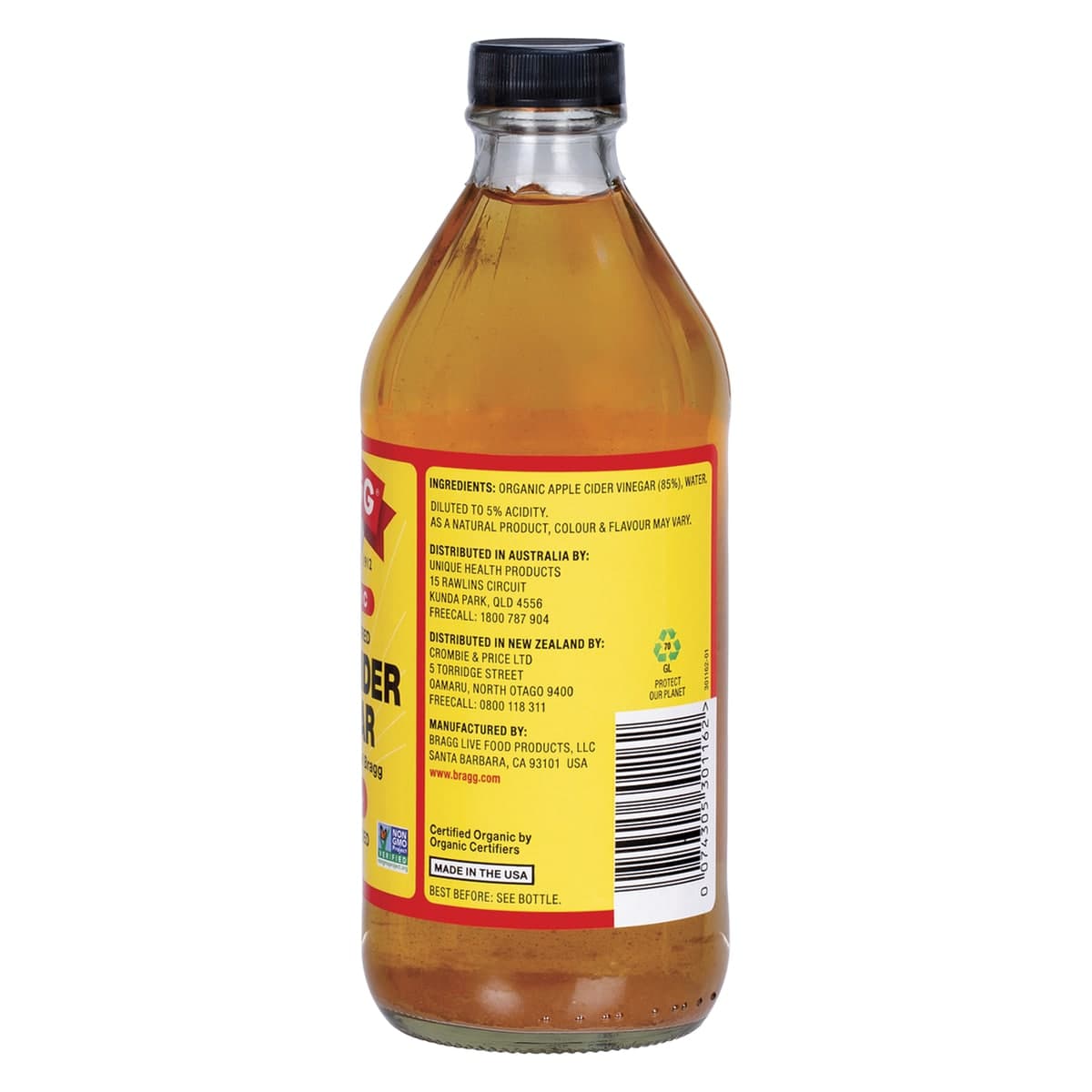 Thumbnail Braggs Organic Apple Cider Vinegar 473ml