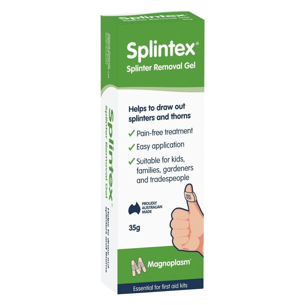 Thumbnail Magnoplasm Splintex Splinter Removal Gel 35g