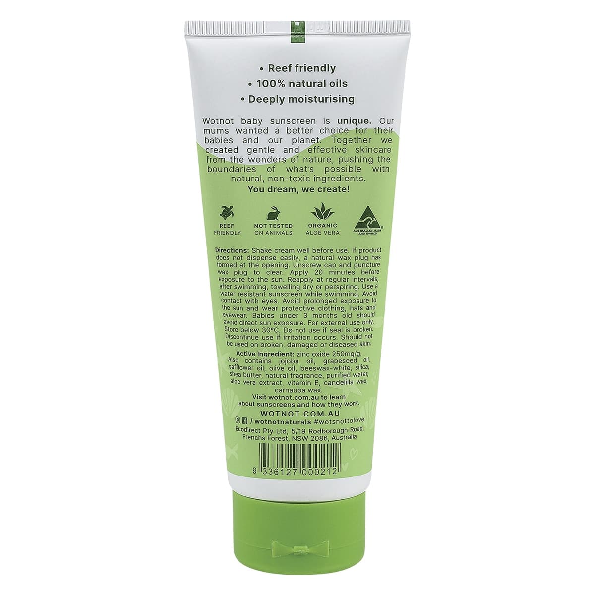 Thumbnail Wotnot Natural Sunscreen for Babies SPF30 100g