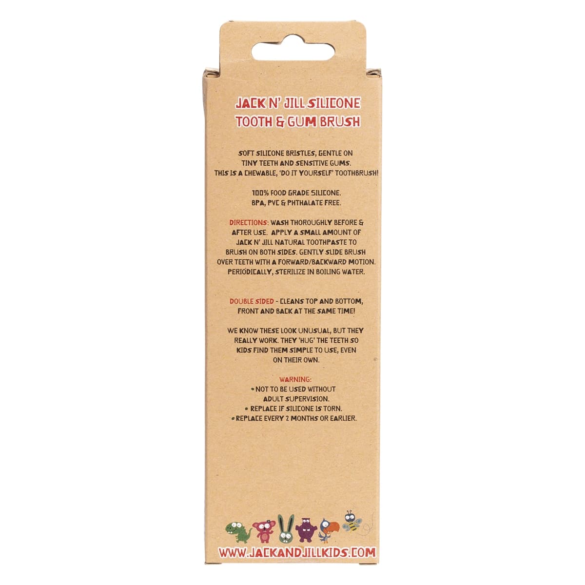 Thumbnail Jack n Jill Stage 3 Silicone Tooth & Gum Brush 1 Pack