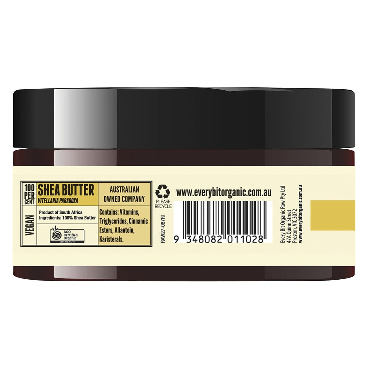 Thumbnail Every Bit Organic Raw Shea Butter 100g