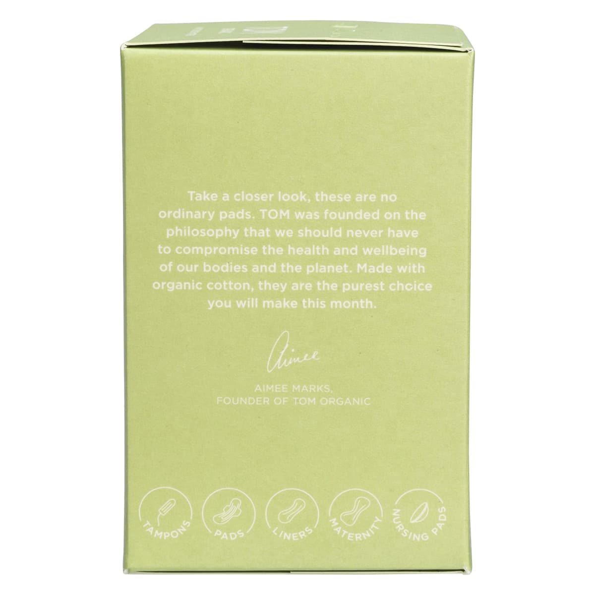 Thumbnail Tom Organic Cotton Pads with Wings Regular 10 pack