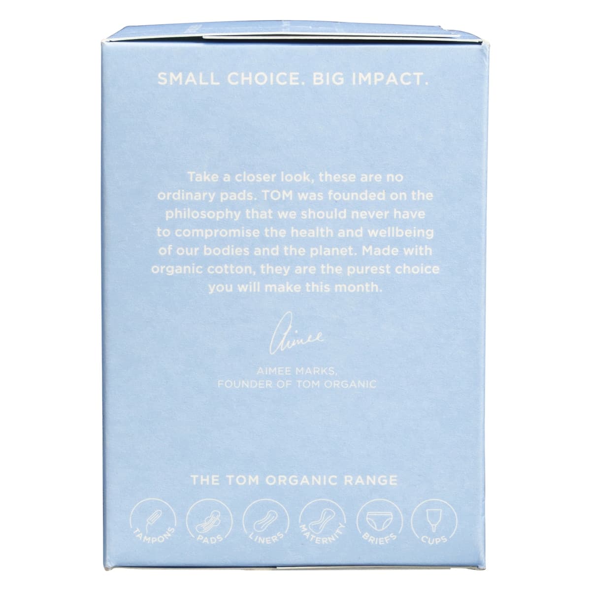 Thumbnail Tom Organic Cotton Pads with Wings Super 10 Pack