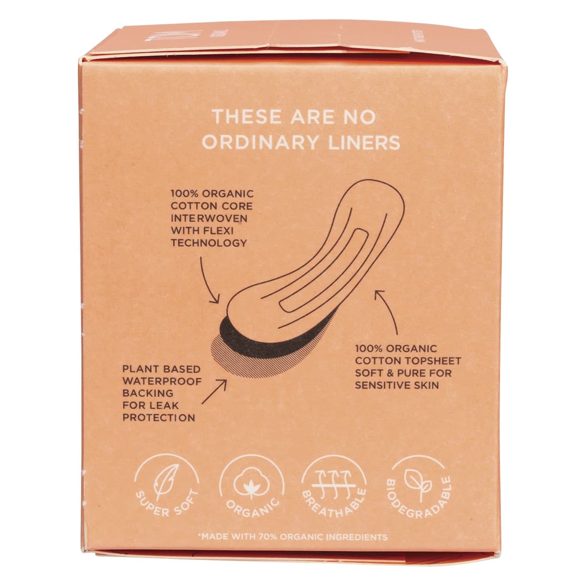 Thumbnail Tom Organic Cotton Ultra Thin Liners 26 Pack