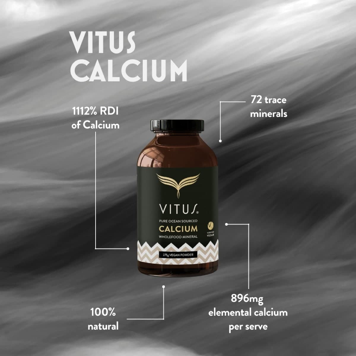 Thumbnail Vitus Calcium Vegan Powder 275g