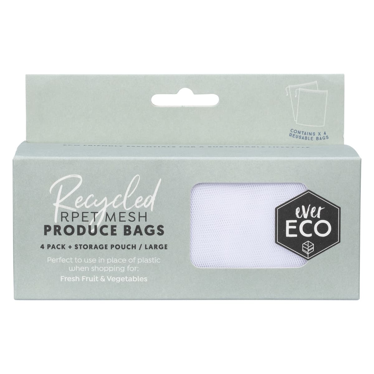 Thumbnail Ever Eco Reusable Produce Bag Large 4 Pack