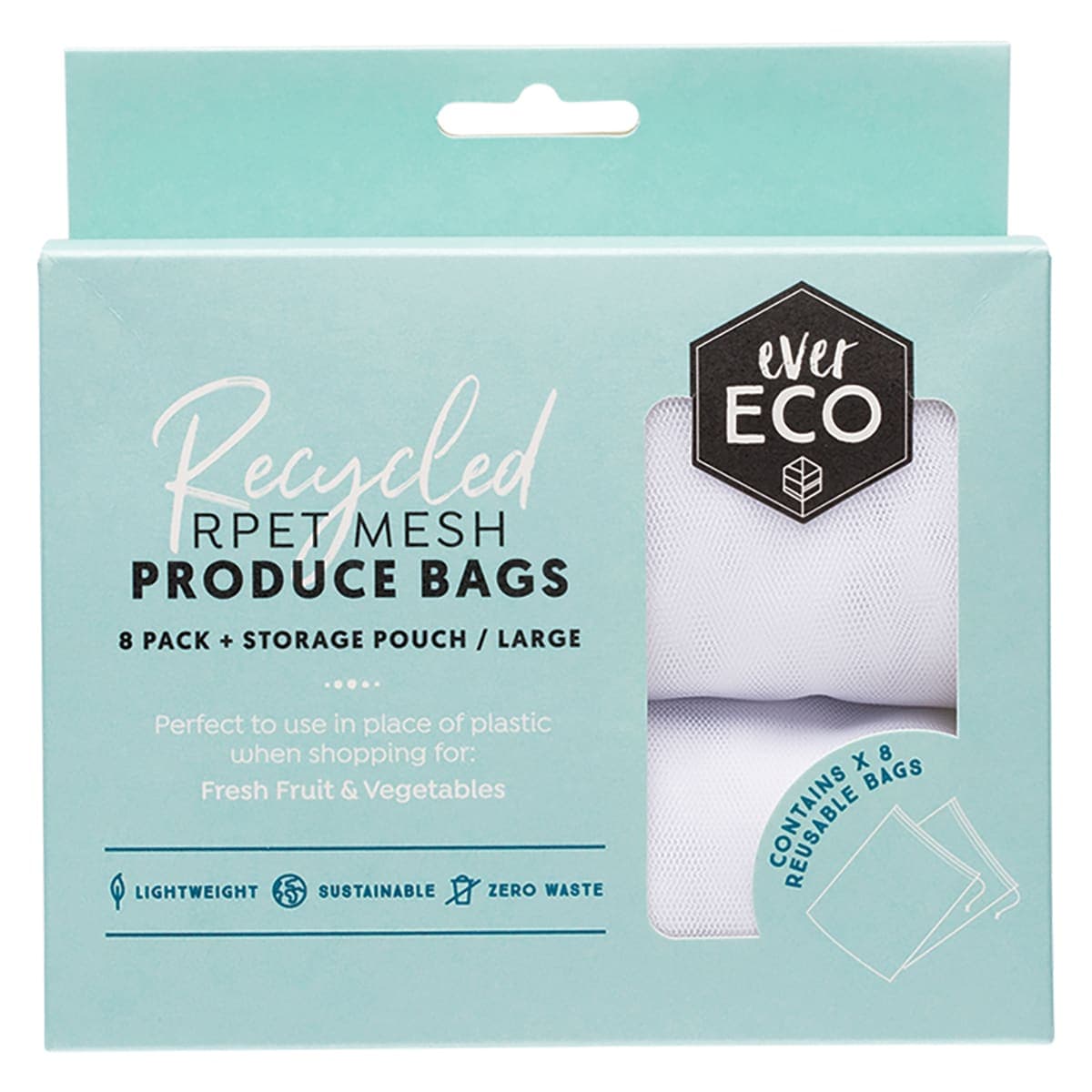 Thumbnail Ever Eco Reusable Produce Bag Large 8 Pack