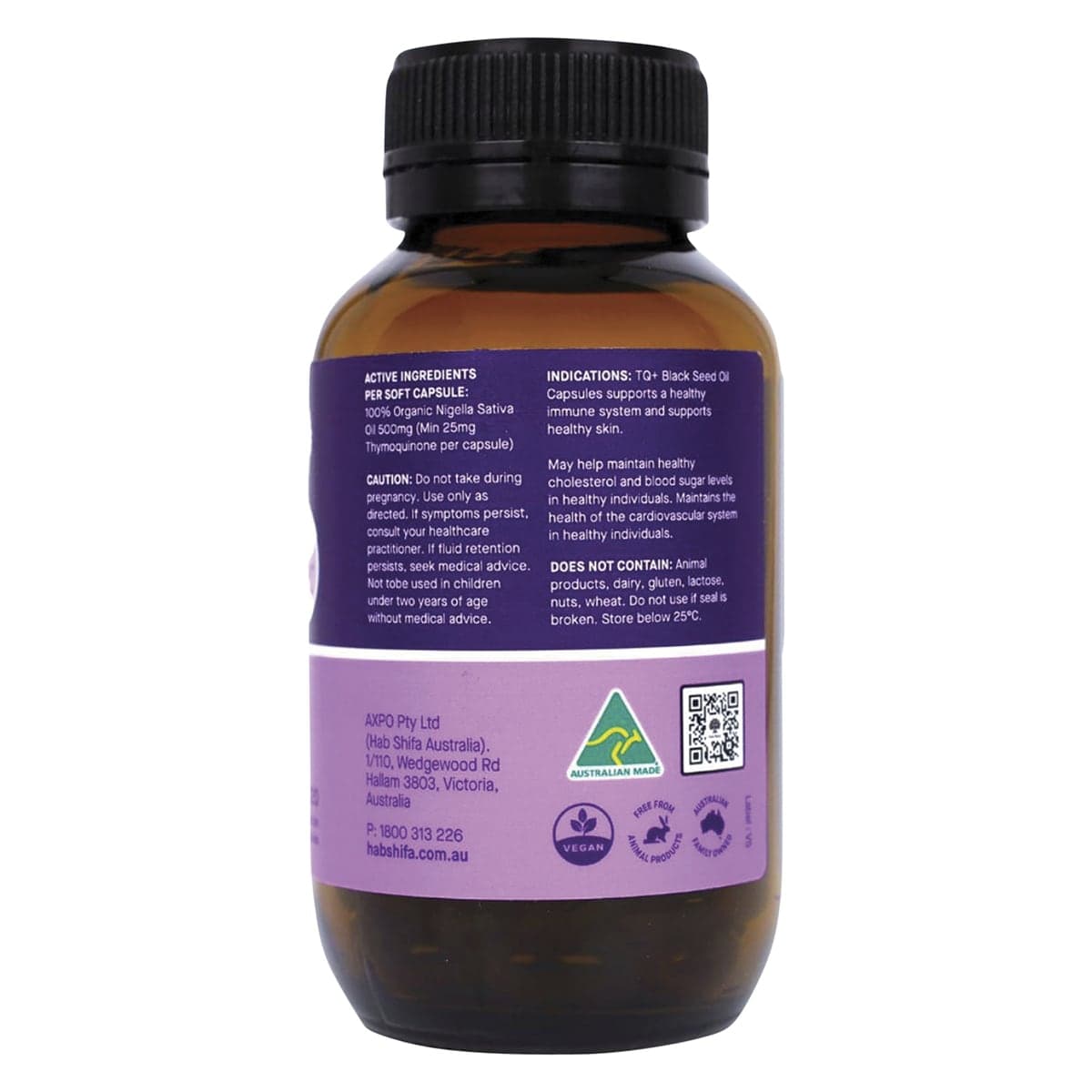 Thumbnail Hab Shifa TQ+ Ultra Strength Black Seed Oil 120 Capsules
