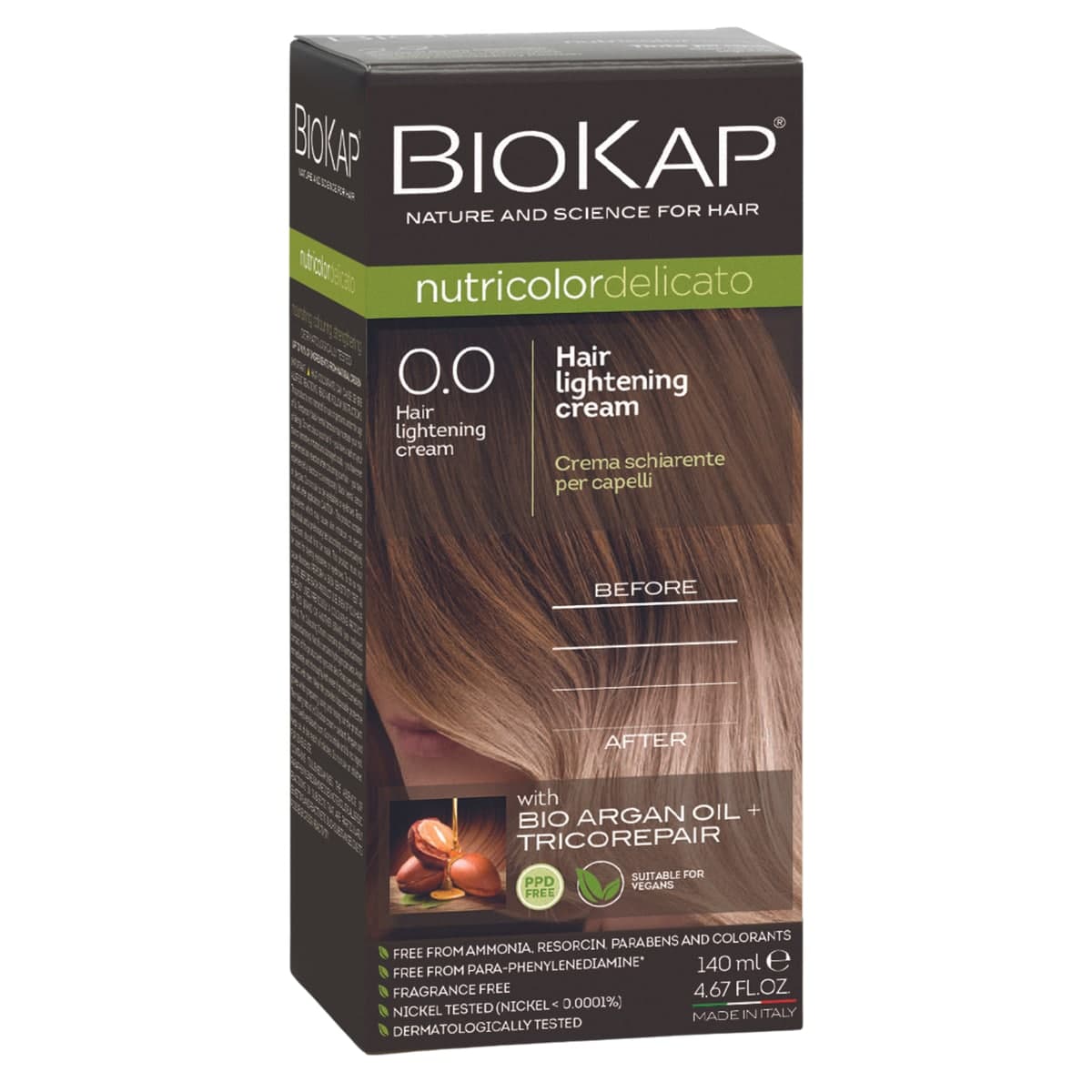Thumbnail Biokap Nutricolor Delicato 0.0 Hair Lightening Cream