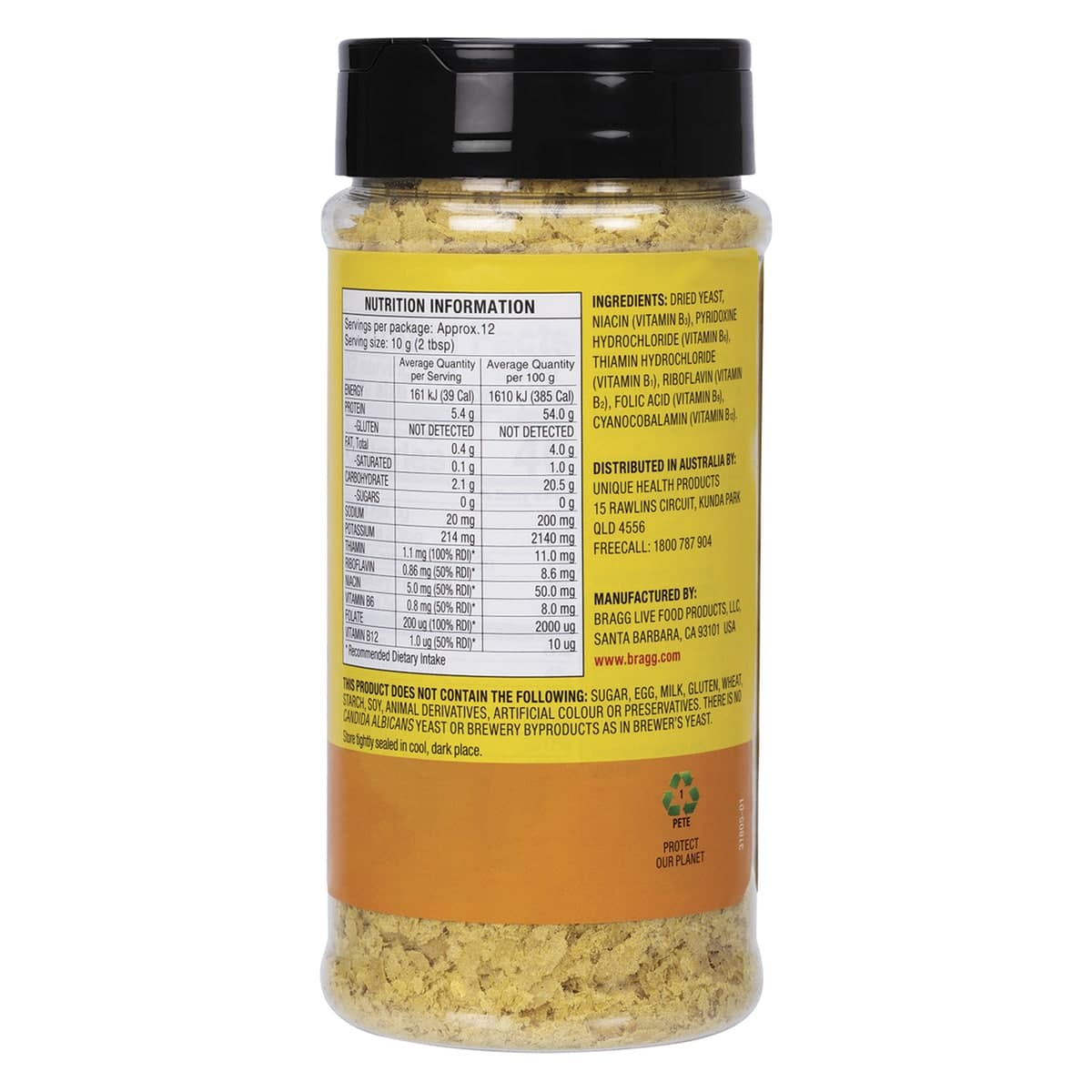 Thumbnail Braggs Nutritional Yeast Seasoning 127g