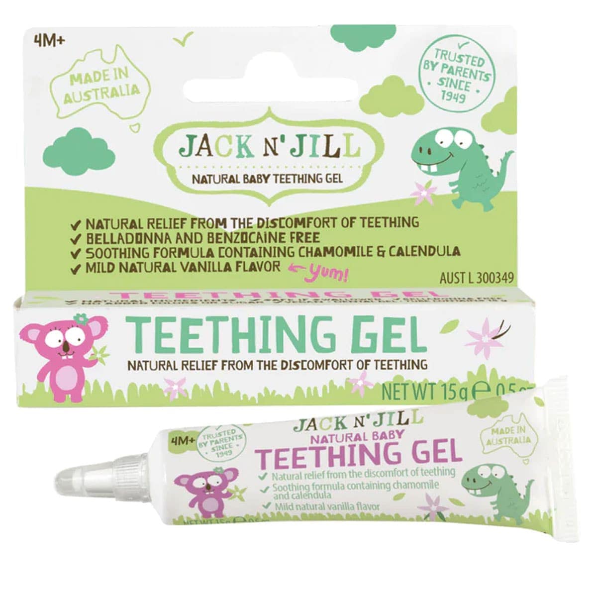 Thumbnail Jack n Jill Natural Baby Teething Gel 15g