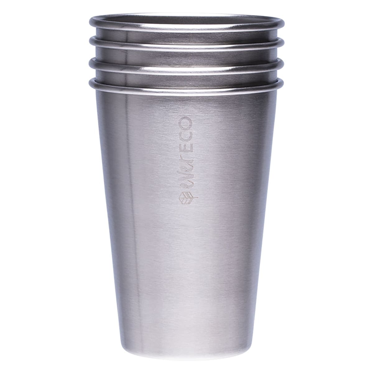 Thumbnail Ever Eco Stainless Steel Drinking Cups 4 x 500ml