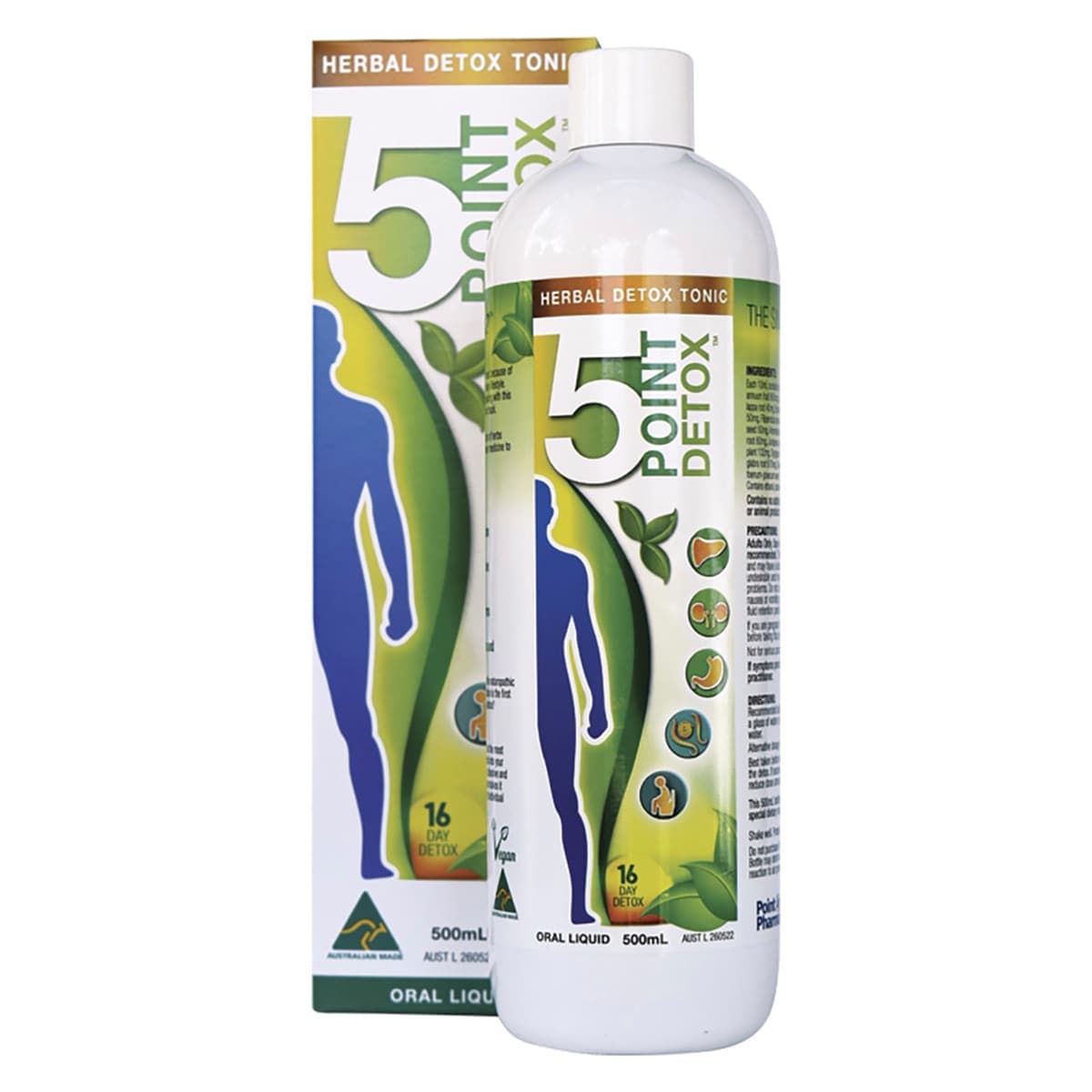 Thumbnail 5PointDetox Herbal Detox Tonic 500ml