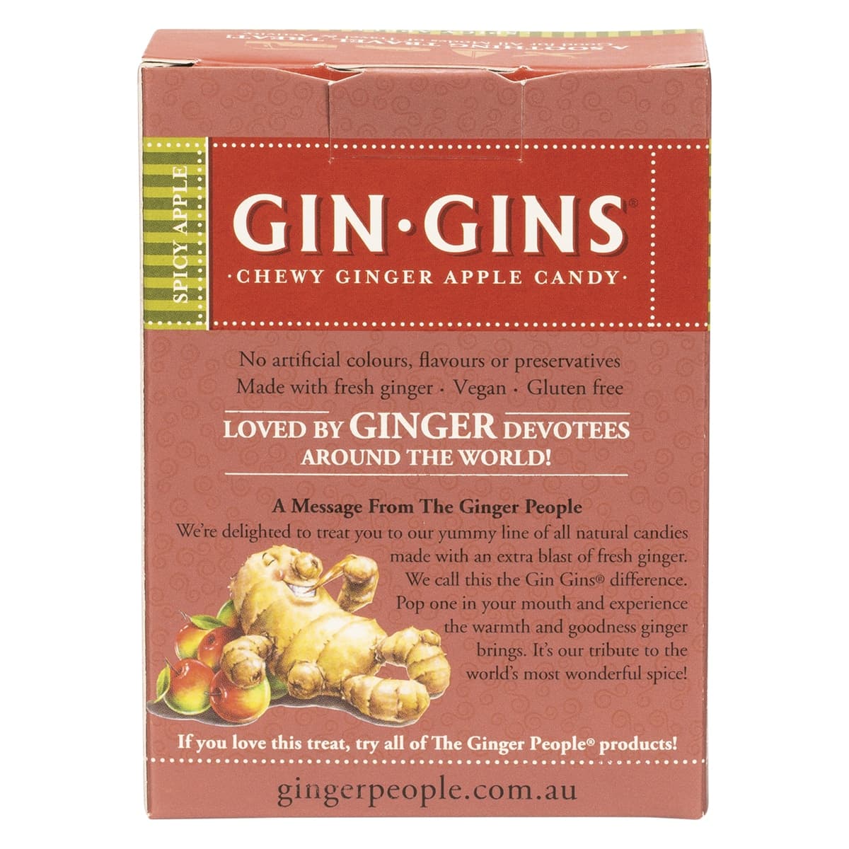 Thumbnail The Ginger People Gin Gins Spicy Apple Ginger Chews 84g