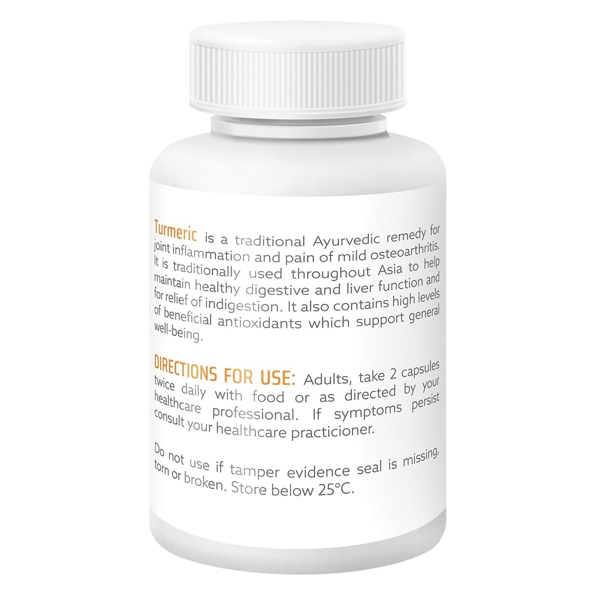 Thumbnail Nature's Help Organic Turmeric with Black Pepper and Ginger 120 Capsules